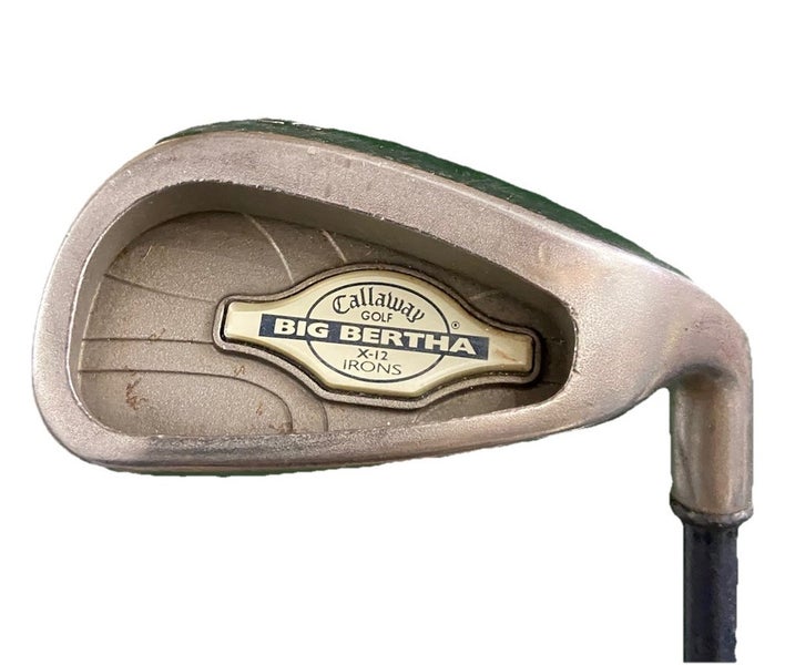 Callaway Big Bertha X-12 8 Iron RH Men's RCH 99 Stiff Graphite 37" New 360 Grip