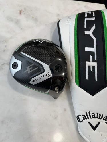 Callaway Elyte Triple Diamond Driver 9 +HC Head Only NICE