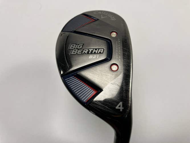 Callaway Big Bertha B21 4 Hybrid 21* RCH 65 65g Stiff Graphite Mens RH