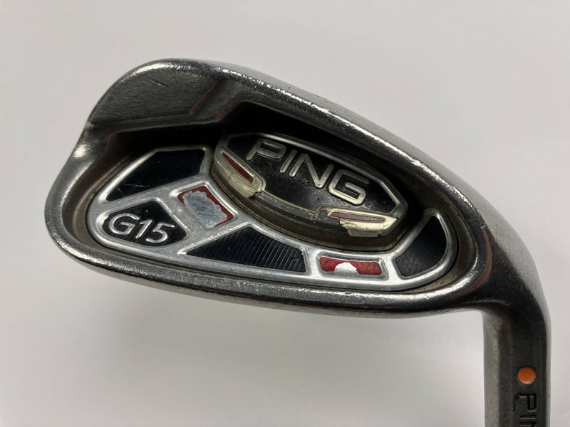 Ping G15 Pitching Wedge PW Orange Dot 2* Flat AWT Regular RH Midsize Grip