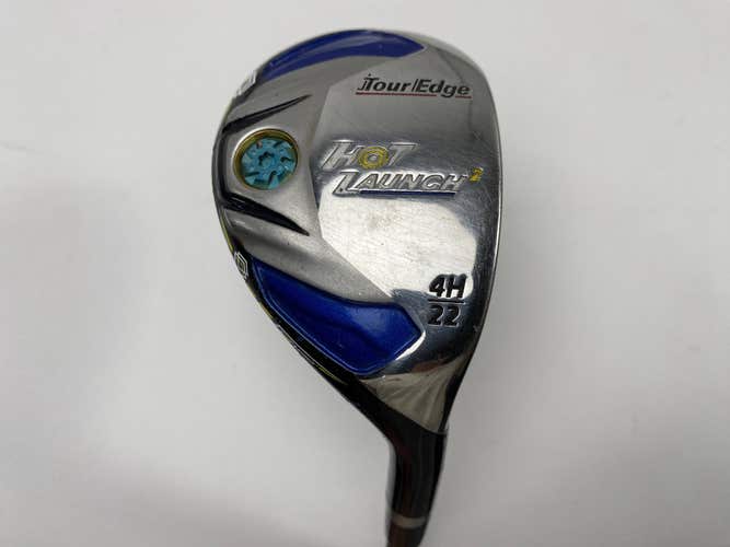 Tour Edge Hot Launch 4 Hybrid 22* Bassara 55x5ct 55g Lite Graphite Mens RH