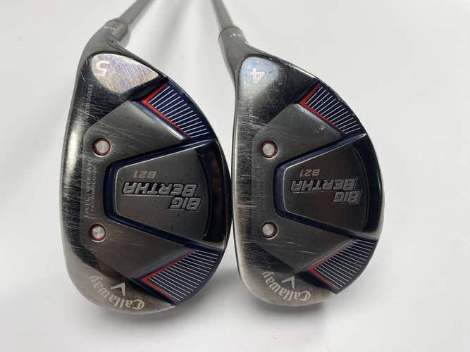 Callaway Big Bertha B21 4 & 5 Hybrid Set 22* 25* RCH 65 65g Senior RH