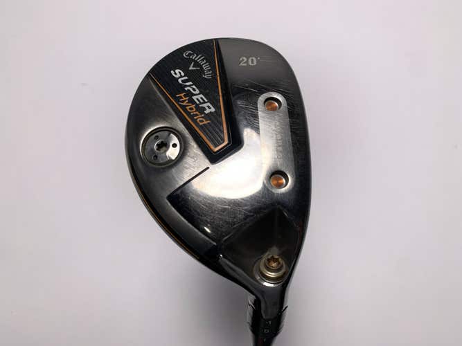 Callaway Super 3 Hybrid 20* AeroTech SteelFiber hls780 F2 Senior RH Midsize Grip