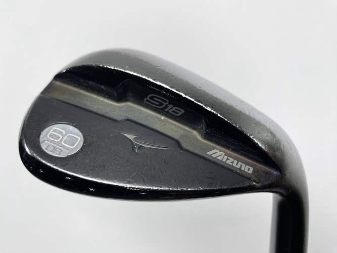 Mizuno S18 Gunmetal Black Wedge 60* 8 Bounce KBS Tour 110 Regular Steel Mens RH