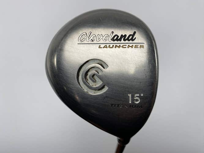 Cleveland Launcher Titanium 3 Fairway Wood 15* Launcher Gold 55g Regular RH