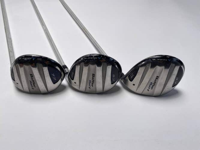Cobra Baffler Rail F Ladies Wood Set 3 5 7 | 18* 20* 22* Fujikura Ladies RH
