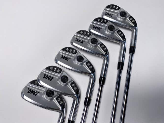 PXG 0311 P GEN5 Chrome Iron Set 5-PW True Temper Elevate MPH Stiff Steel Mens RH