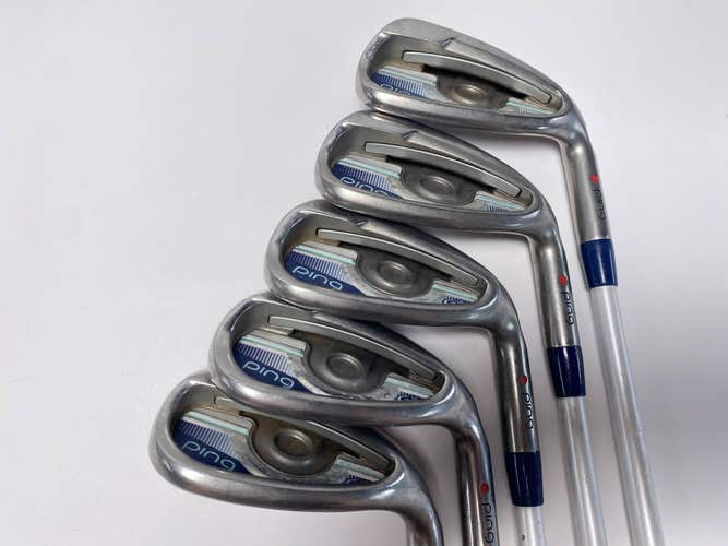 Ping G LE Iron Set 8-PW+GW+SW Red Dot 1* Flat ULT230 Ladies Graphite Womens RH