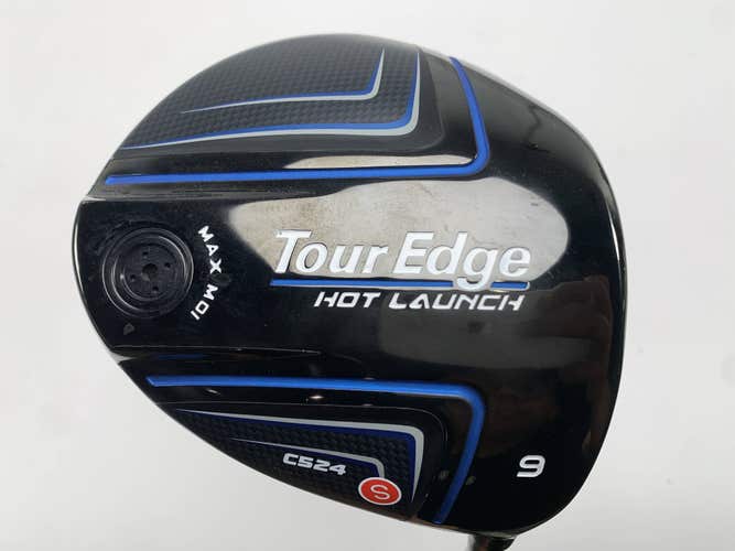 Tour Edge Hot Launch C524 Driver 9* Aldila Ascent 55g Stiff Graphite Mens RH