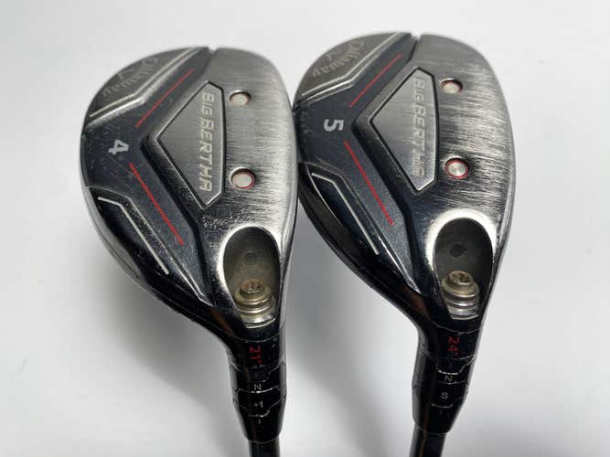 Callaway Big Bertha 2019 4 & 5 Hybrid Set 21* 24* Recoil ESX 450 F1 Ladies RH