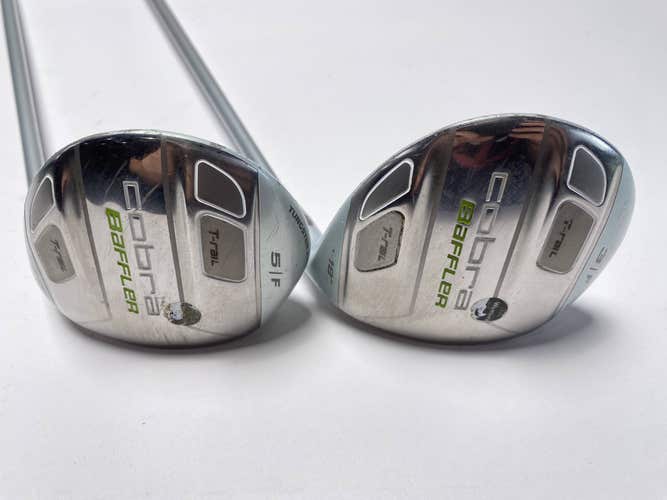 Cobra Baffler T-Rail 3 & 5 Fairway Wood Set 18* 20* Baffler Ladies Mens RH