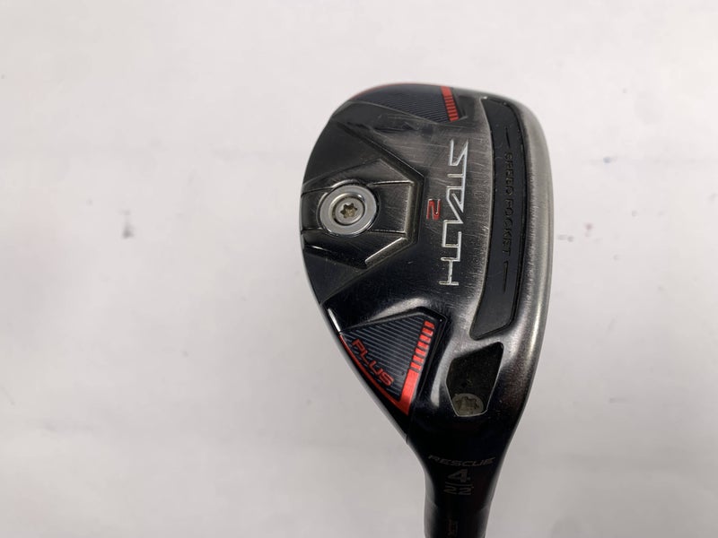 TaylorMade Stealth 2 Plus 4 Hybrid 22* HZRDUS Smoke RDX Red 6.5 80g XStiff RH