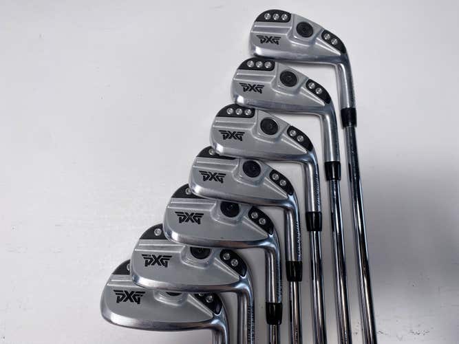 PXG 0311 T GEN5 Chrome Iron Set 4-PW Project X LZ 6.5 125g Extra Stiff RH +1/2''