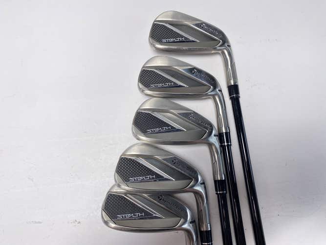 TaylorMade Stealth Iron Set 6-PW Fujikura Ventus Red 6R Regular RH +1''