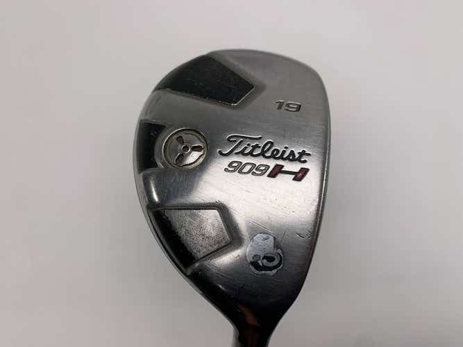 Titleist 909 H 3 Hybrid 19* Aldila VooDoo Stiff Graphite Mens RH