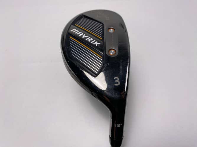 Callaway Mavrik 3 Hybrid 18* Project X Catalyst 6.0 75g Stiff Graphite Mens RH