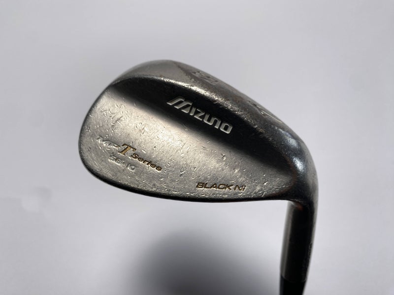 Mizuno MP T4 Black Nickel Lob Wedge LW 58* 10 Bounce Wedge Graphite Mens RH