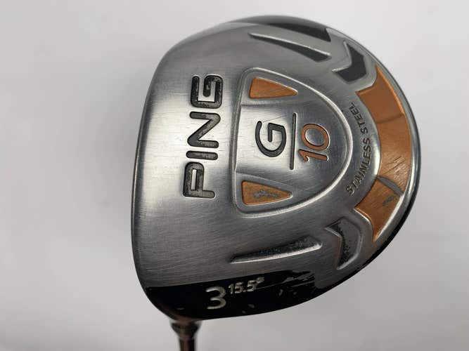 Ping G10 3 Fairway Wood 15* TFC 129 F Stiff Graphite Mens LH