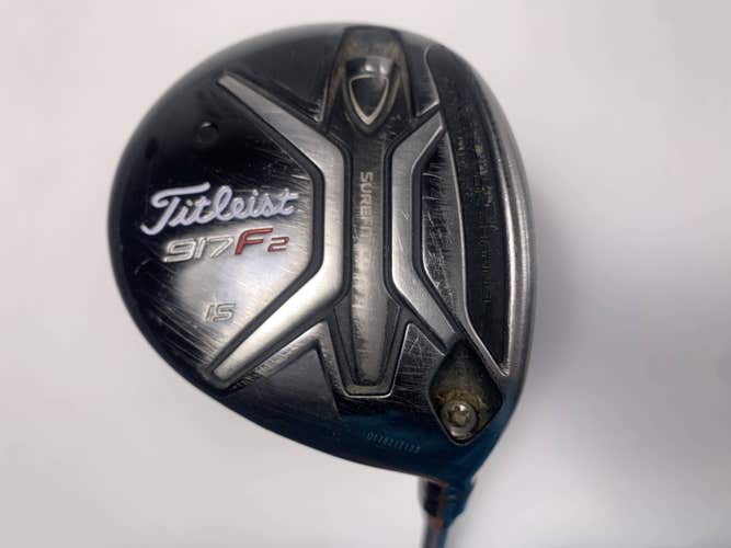 Titleist 917 F2 3 Fairway Wood 15* Fujikura Pro 2.0 Stiff Graphite Mens RH