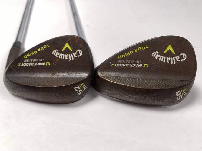 Callaway Mack Daddy 2 Tour Grind Slate Raw Wedge Set 50* 10 | 56* 11 DG Mens RH