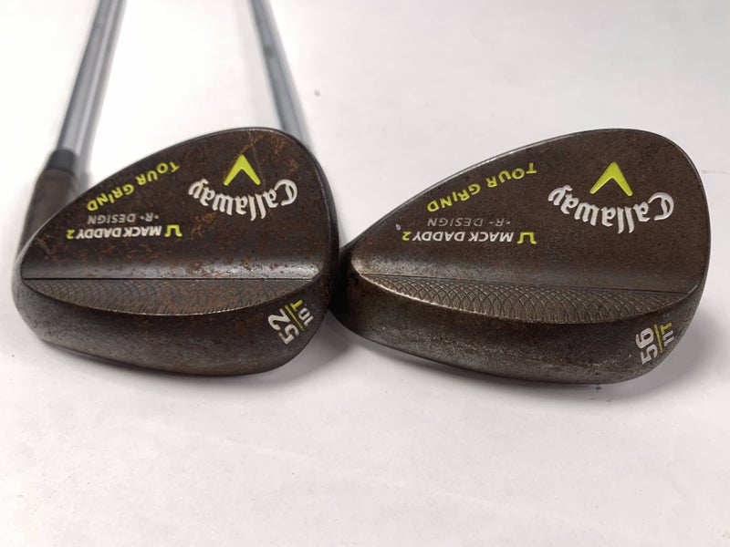 Callaway Mack Daddy 2 Tour Grind Slate Raw Wedge Set 50* 10 | 56* 11 DG Mens RH