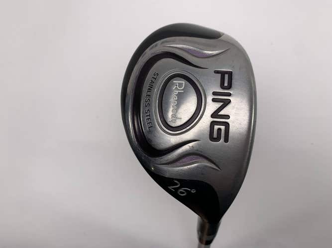 Ping Rhapsody 6 Hybrid 26* ULT 129 Ultra Light Ladies Graphite Womens RH
