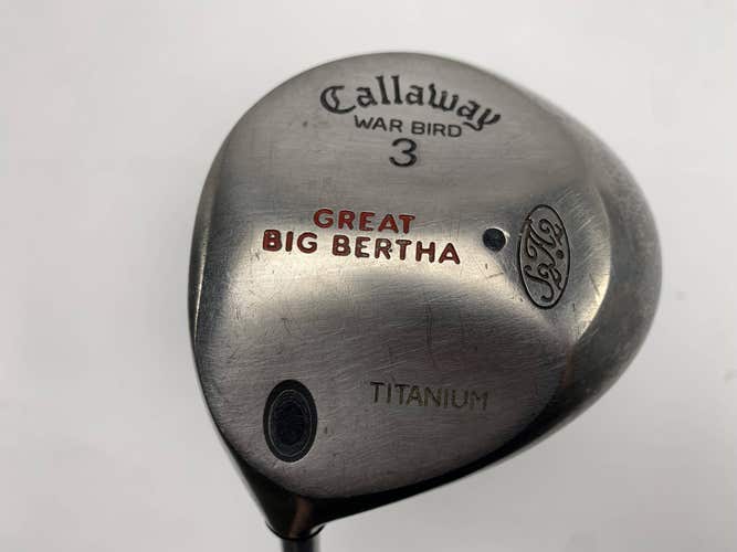 Callaway Big Bertha Warbird 3 Fairway Wood 15* Regular Graphite Mens LH
