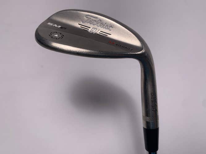 Titleist Vokey SM6 Steel Grey Lob Wedge LW 58* 8 Bounce M-Grind Wedge Mens RH