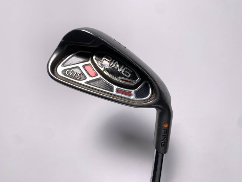 Ping G15 Single 7 Iron Orange Dot AWT Regular Steel Mens RH Midsize Grip