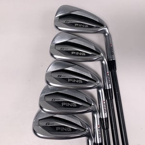 Ping G425 Iron Set 7-PW+GW Red Dot 1* Flat AWT 2.0 Black Regular Steel Mens RH