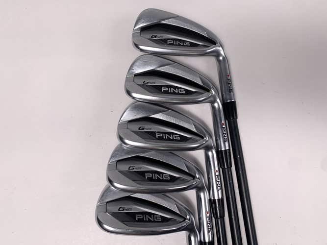 Ping G425 Iron Set 7-PW+GW Red Dot 1* Flat AWT 2.0 Black Regular Steel Mens RH