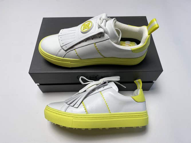 G/Fore Ladies Kiltie Disruptor Golf Shoes Solar White Womens SZ 7.5 (G4LS23EF50)