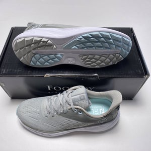 FootJoy FJ Flex XP Golf Shoes Gray White Women's SZ 6.5 (95424)