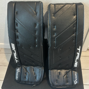 True HZRDUS 7X4 29+2 Black Goalie Leg Pads (New)