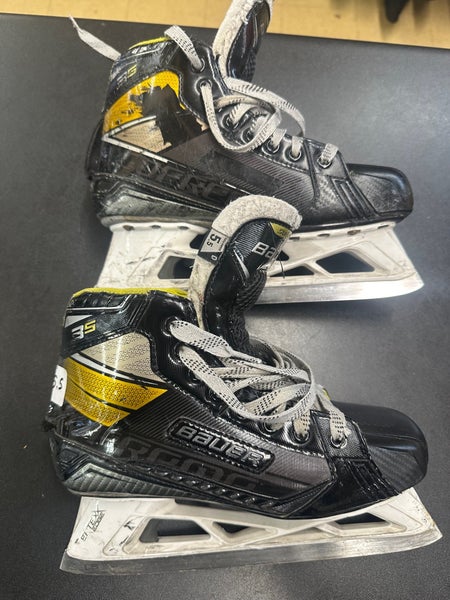 Bauer Supreme 3S Hockey Goalie Skates Regular Width Size 5.5 (Used)
