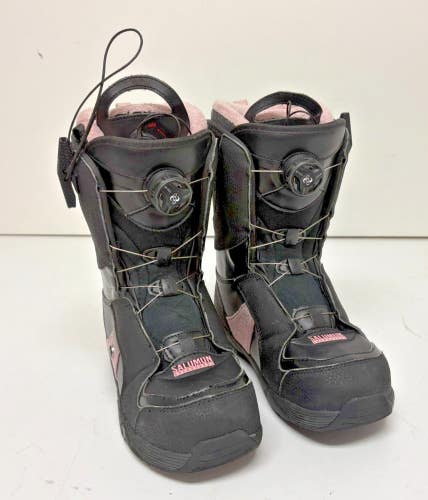 Salomon IVY Boa Coiler Straight Jacket All-Mtn Snowboard Boots US 7 EU 38-2/3