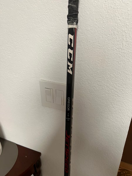 CCM JetSpeed Left Hand Hockey Stick - Noah Gregor - Stick 80 Flex Pro Stock (Used)