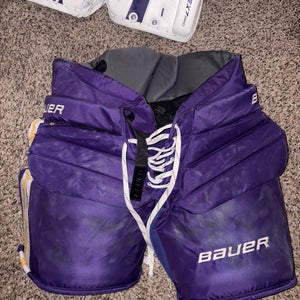 Senior Large Bauer Pro Hockey Goalie Pants Pro Stock (Used)