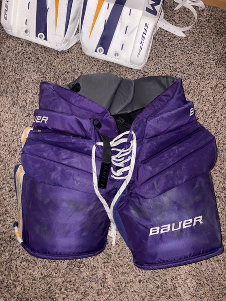 Senior Large Bauer Pro Hockey Goalie Pants Pro Stock (Used)