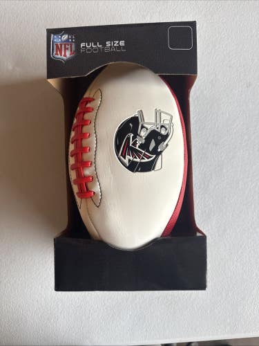 Atlanta Falcons NFL Full Size Logo Football Boxed Display Ball NFC Champs 1998