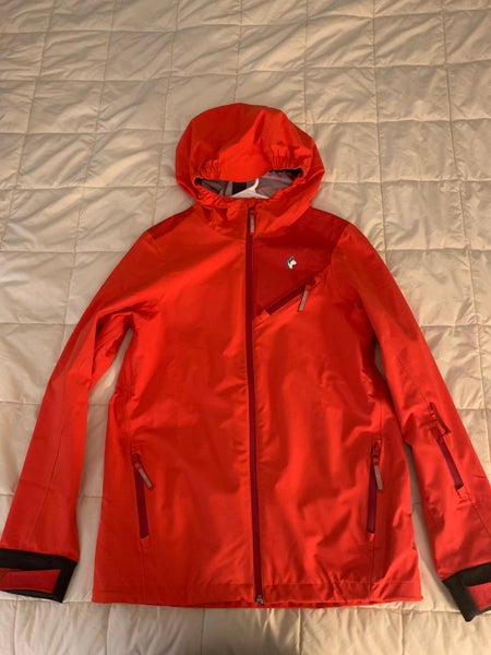 Orange Kids Unisex Size 14 Shell Jacket