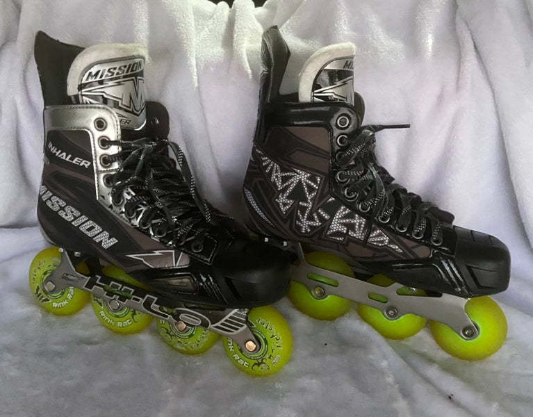 Mission Inhaler NLS5 Inline Skates Wide Width Size 8 (Used)