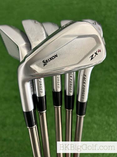 LH Srixon ZX4 Forged Iron Set 5-P / Recoil F3 Regular Graphite -1/2