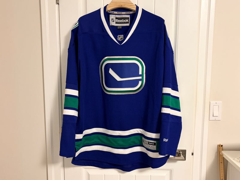 Authentic Reebok Vancouver Canucks Stick In Rink Jersey Size XXL 2XL