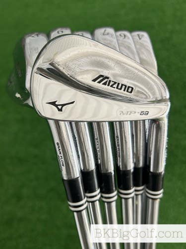 Mizuno MP-69 Forged Iron Set 4-P / Dynamic Gold X Seven Extra Stiff +1/2