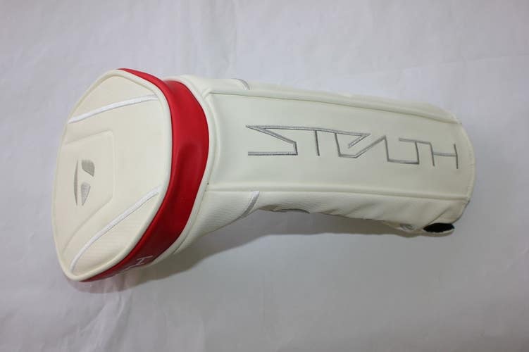 TALYORMADE STEALTH DRIVER HEADCOVER - WHITE
