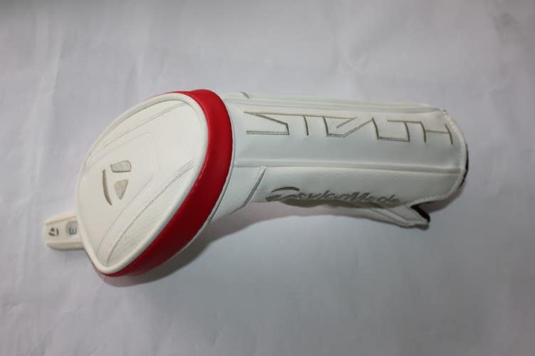 TALYORMADE STEALTH FAIRWAY WOOD HEADCOVER - WHITE