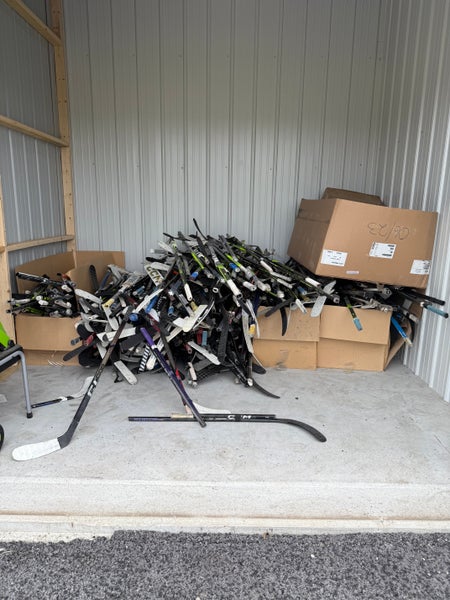 x20 Broken Hockey Stick Shafts for Projects or Repair