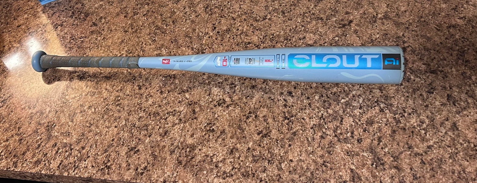 2025 Rawlings Clout AI Alloy USSSA Certified Bat (-10) 19 oz 29" (Used)