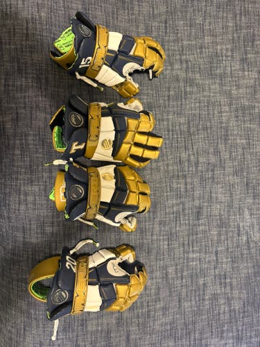 Two Pairs of Maverik M3 Lacrosse Gloves 13" (Used)